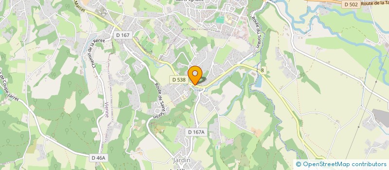 localisation de l'entreprise MADAME JOSIANE PRUDHOMME  JARDIN