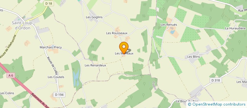 localisation de l'entreprise MADAME JOSIANE QUADRIGA  ST MARTIN D ORDON