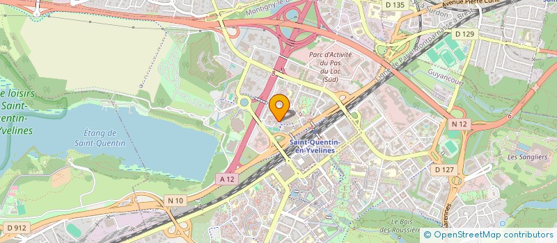 localisation de l'entreprise MADAME JOSIANE RANGUIN  MONTIGNY-LE-BRETONNEUX