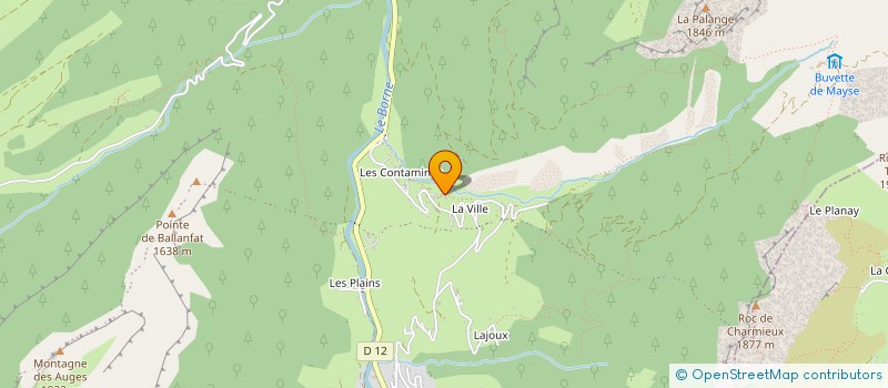 localisation de l'entreprise MADAME JOSIANE RAVANEL  GLIERES-VAL-DE-BORNE