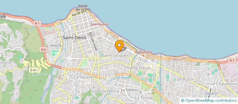localisation de l'entreprise MADAME JOSIANE RAVELONTSOA à SAINT-DENIS