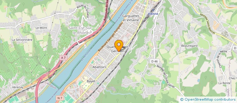 localisation de l'entreprise MADAME JOSIANE RENAUX  VIENNE