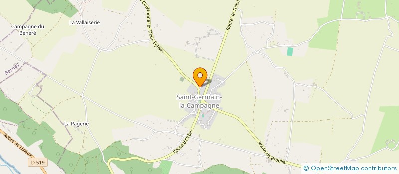 localisation de l'entreprise MADAME JOSIANE RIBONI  SAINT-GERMAIN-LA-CAMPAGNE