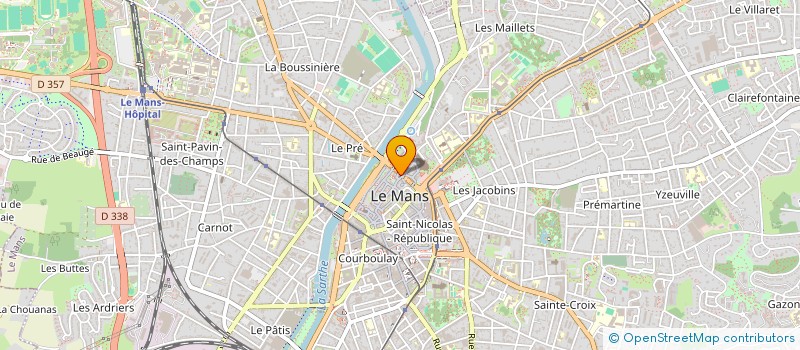 localisation de l'entreprise MADAME JOSIANE RICARD à LE MANS