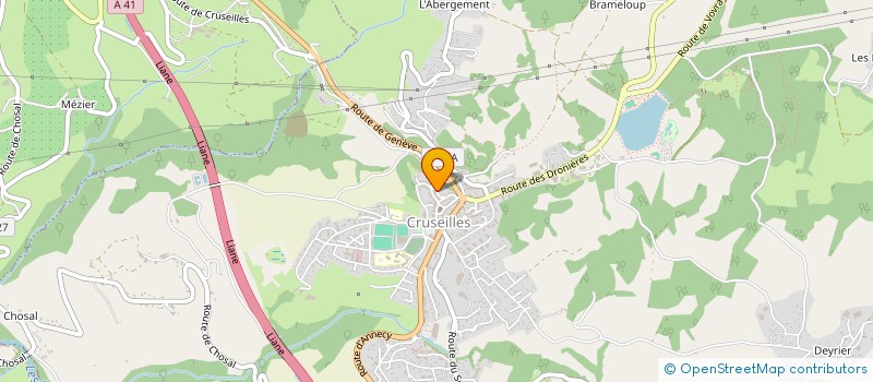 localisation de l'entreprise MADAME JOSIANE RICHARDET  CRUSEILLES