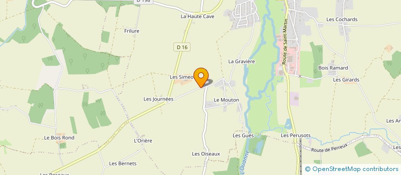 localisation de l'entreprise MADAME JOSIANE RICHER  CHARNY OREE DE PUISAYE