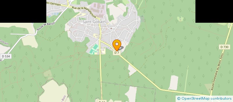 localisation de l'entreprise MADAME JOSIANE ROBERT  SAINT-GOBAIN