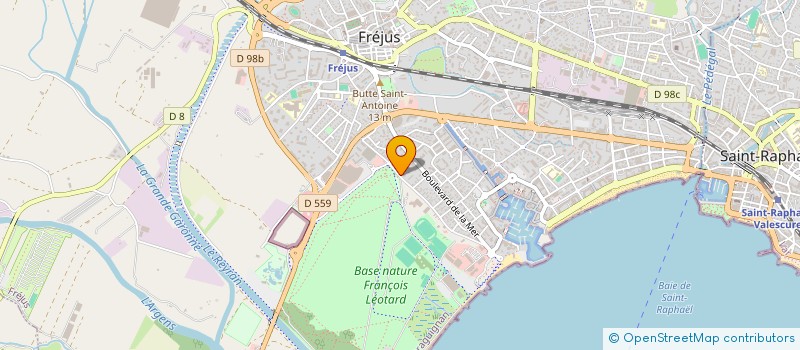 localisation de l'entreprise MADAME JOSIANE ROS à FREJUS