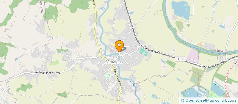 localisation de l'entreprise MADAME JOSIANE ROSA  SEMALENS