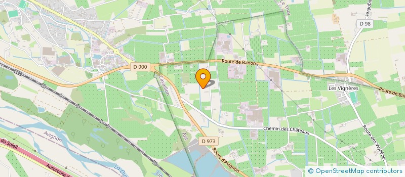 localisation de l'entreprise MADAME JOSIANE ROSSETTI  CAVAILLON