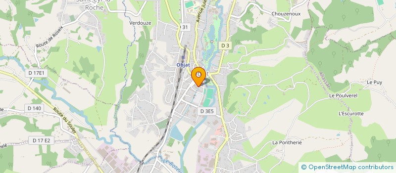 localisation de l'entreprise MADAME JOSIANE ROSSIGNOL  OBJAT