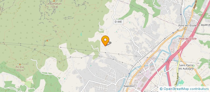 localisation de l'entreprise MADAME JOSIANE ROSSO  AUBAGNE