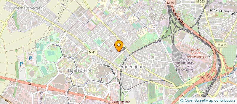 localisation de l'entreprise MADAME JOSIANE RUSCH à STRASBOURG