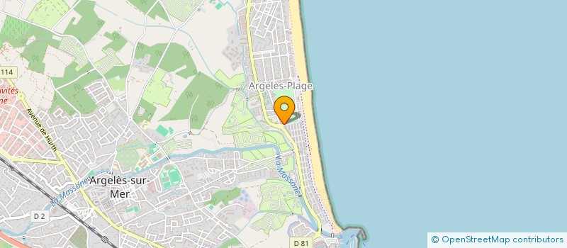 localisation de l'entreprise MADAME JOSIANE SAEZ à ARGELES-SUR-MER