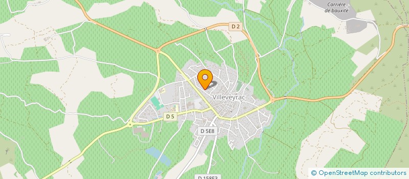 localisation de l'entreprise MADAME JOSIANE SAEZ à VILLEVEYRAC