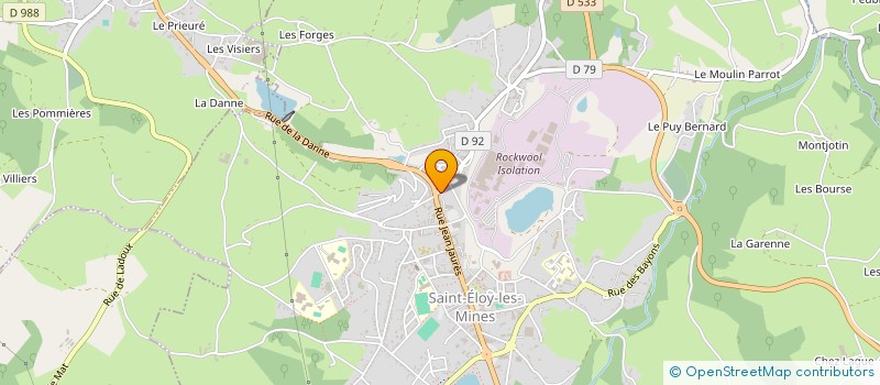 localisation de l'entreprise MADAME JOSIANE SAFFRE à SAINT-ELOY-LES-MINES