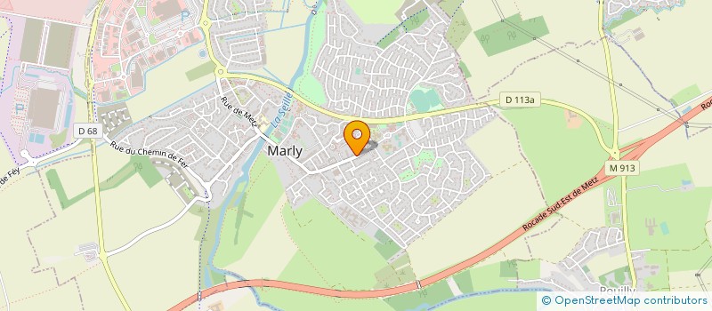 localisation de l'entreprise MADAME JOSIANE SCHALLER  MARLY