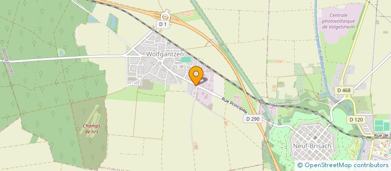 localisation de l'entreprise MADAME JOSIANE SCHAPPLER  WECKOLSHEIM