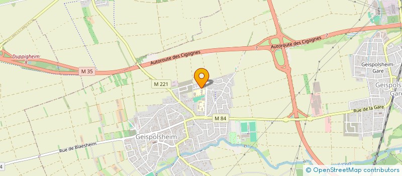 localisation de l'entreprise MADAME JOSIANE SCHMITT  GEISPOLSHEIM