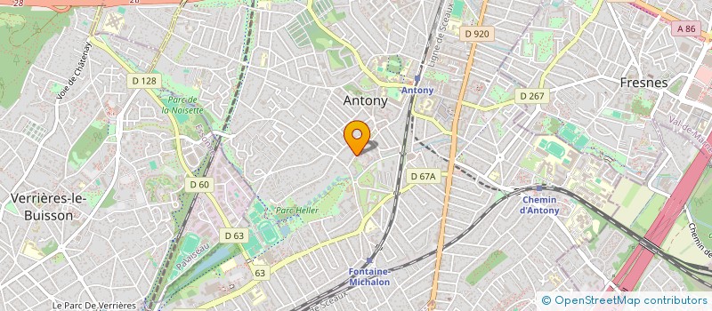 localisation de l'entreprise MADAME JOSIANE SCHWARTZ à ANTONY