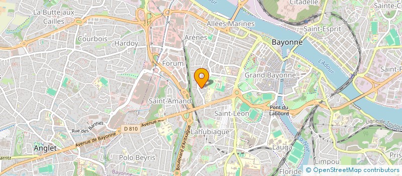 localisation de l'entreprise MADAME JOSIANE SCIULARA à BAYONNE