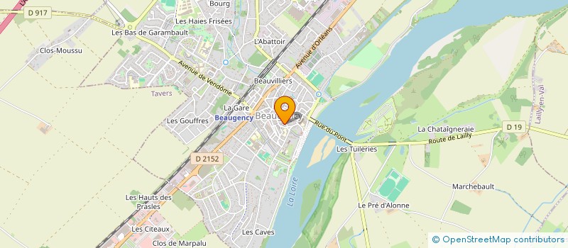 localisation de l'entreprise MADAME JOSIANE SIMON à BEAUGENCY