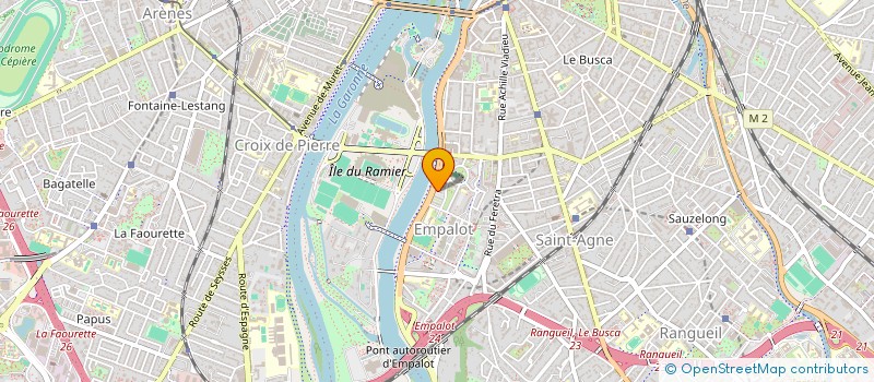 localisation de l'entreprise MADAME JOSIANE SOUZA DA SILVA  TOULOUSE