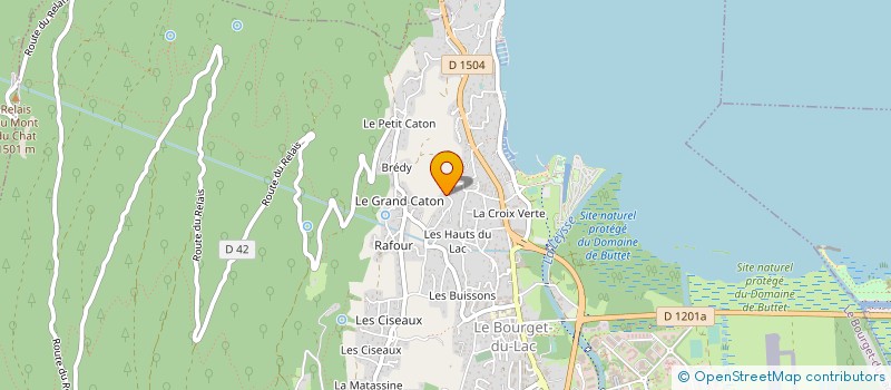 localisation de l'entreprise MADAME JOSIANE SUAVET  LE BOURGET-DU-LAC