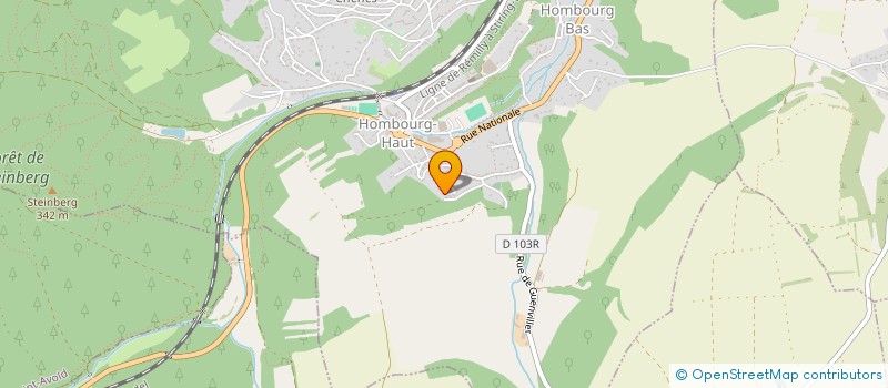 localisation de l'entreprise MADAME JOSIANE SWORACKI à BENING-LES-SAINT-AVOLD