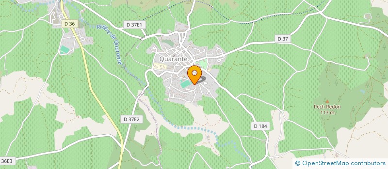 localisation de l'entreprise MADAME JOSIANE TARBOURIECH à QUARANTE