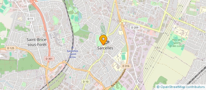 localisation de l'entreprise MADAME JOSIANE THOMAS à SARCELLES