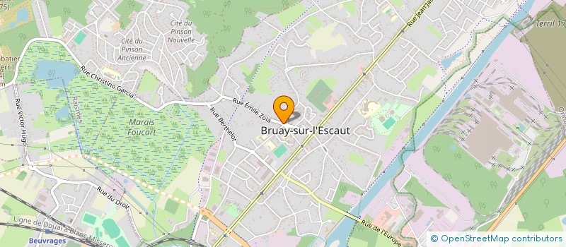 localisation de l'entreprise MADAME JOSIANE THOREZ à BRUAY-SUR-L'ESCAUT