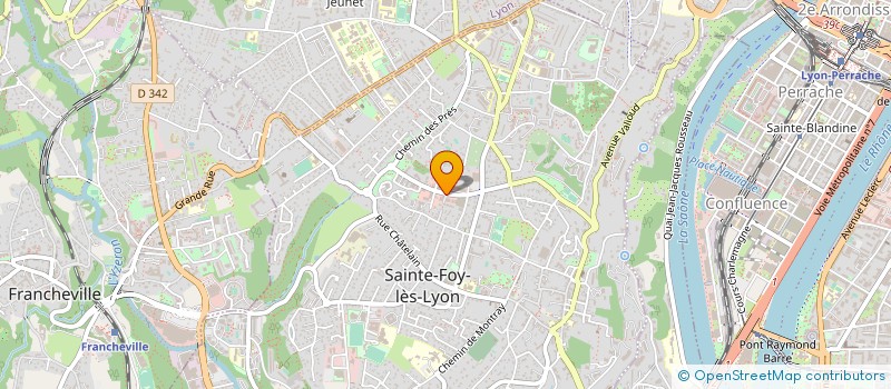 localisation de l'entreprise MADAME JOSIANE TISSOT à SAINTE-FOY-LES-LYON