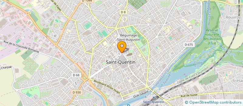 localisation de l'entreprise MADAME JOSIANE TOURNEUR-GLICENSZTAJN à SAINT-QUENTIN