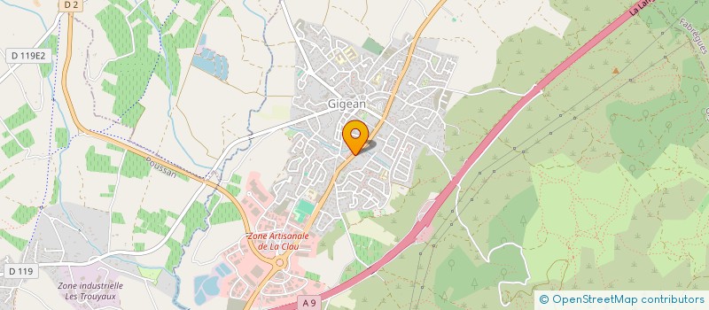 localisation de l'entreprise MADAME JOSIANE TUFFERY  GIGEAN