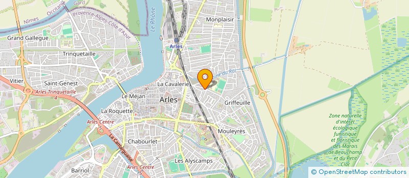 localisation de l'entreprise MADAME JOSIANE TUSOLI  ARLES