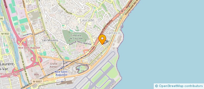 localisation de l'entreprise MADAME JOSIANE VERGANI à NICE