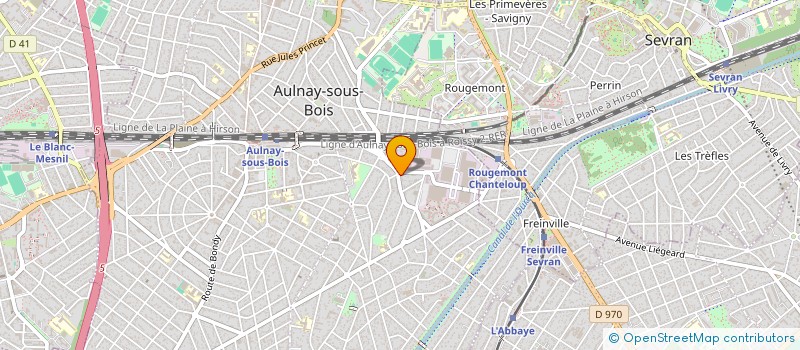 localisation de l'entreprise MADAME JOSIANE VIGUIER à AULNAY-SOUS-BOIS