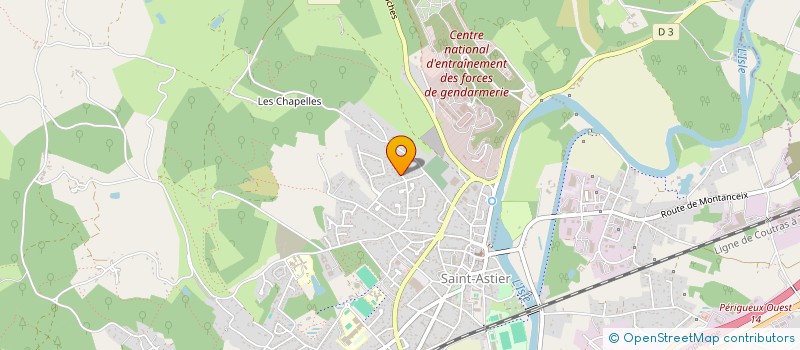 localisation de l'entreprise MADAME JOSIANE VILLEGA  SAINT-ASTIER