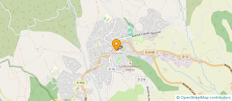 localisation de l'entreprise MADAME JOSIANE VITON à FORCALQUIER