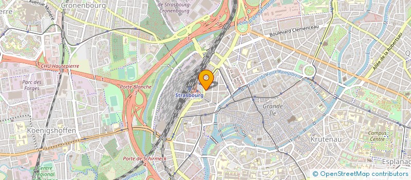 localisation de l'entreprise MADAME JOSIANE VIX à STRASBOURG