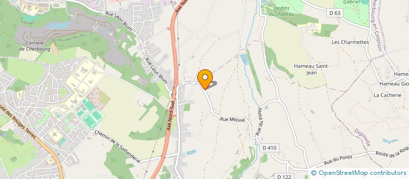 localisation de l'entreprise MADAME JOSIANE VOLCLAIRE  CHERBOURG-EN-COTENTIN