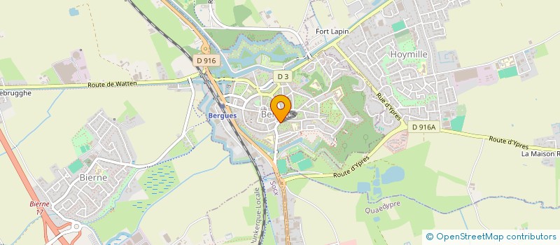 localisation de l'entreprise MADAME JOSIANE WINCKEL  BERGUES