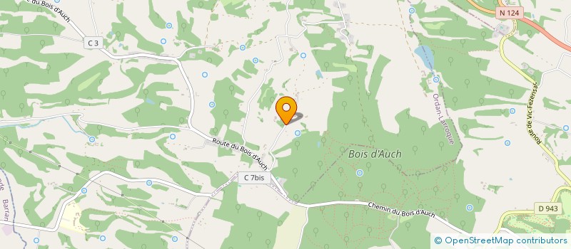 localisation de l'entreprise MADAME JOSIANNE BRUALLA  ORDAN-LARROQUE