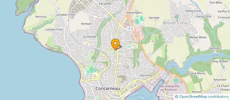 localisation de l'entreprise MADAME JOSIANNE MAO à CONCARNEAU