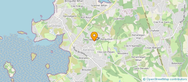 localisation de l'entreprise MADAME JOSIE DECROIX  PLEUMEUR-BODOU