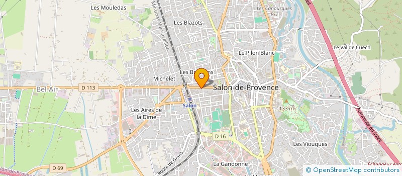 localisation de l'entreprise MADAME JOSINE PALUD  SALON-DE-PROVENCE