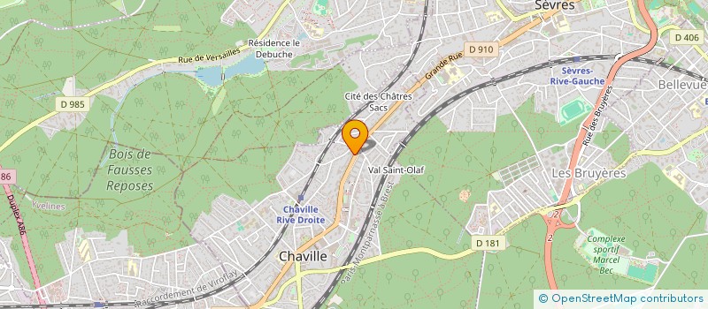 localisation de l'entreprise MADAME JOSITA THEOPHILE-CATHERINE à CHAVILLE