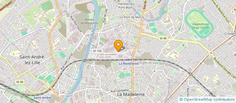 localisation de l'entreprise MADAME JOSLINE SIFA  LA MADELEINE