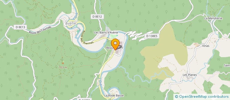 localisation de l'entreprise MADAME JOSSELINE ALLOUL  AVENE